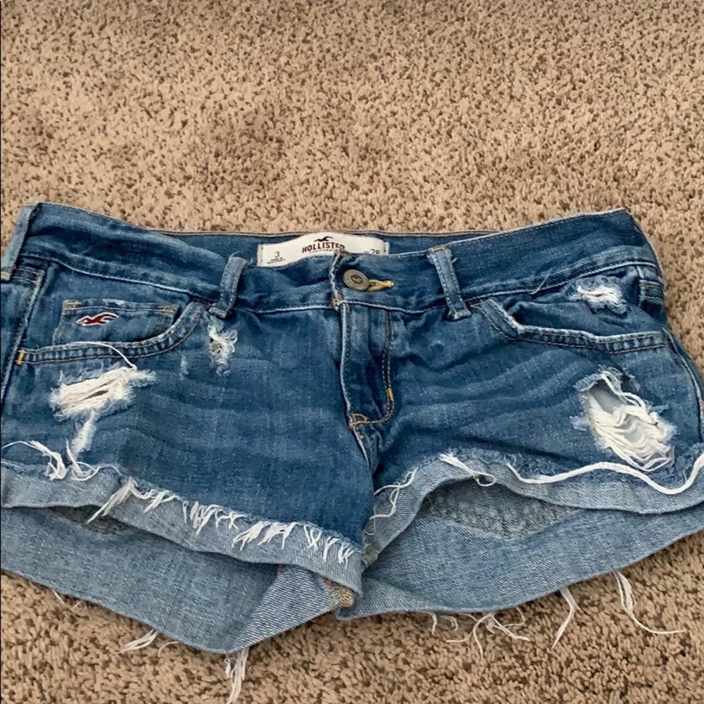 Hollister jean shorts